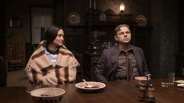 Lily Gladstone e Leonardo DiCapriobetano lolcenabetano lolAssassinos da Lua das Flores