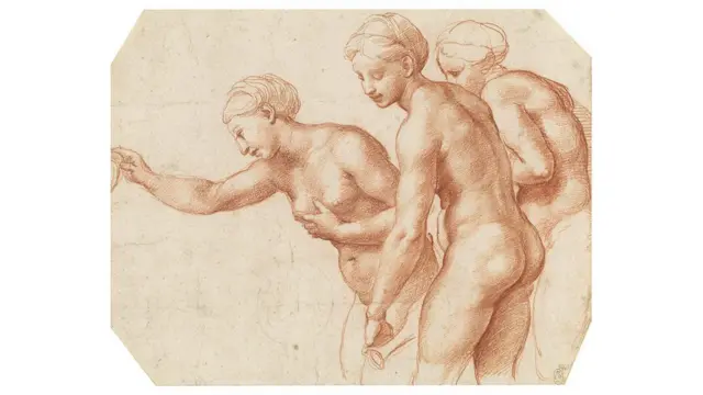 Picha ya Raphael ya The Three Graces(c1517-18) 