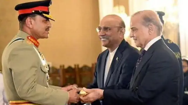 فیلڈ مارشل عاصم منیر، صدر زرداری اور وزیراعظم شہباز شریف