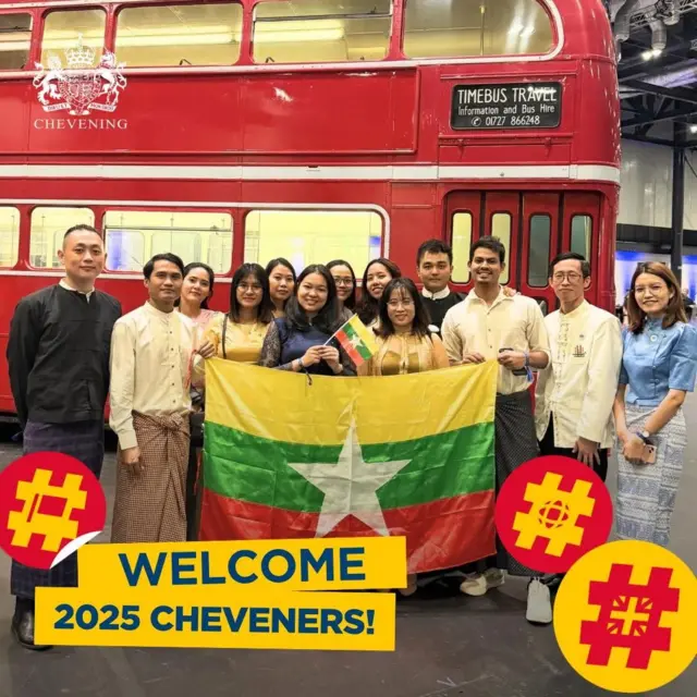 ၂၀၂၅ - ၂၀၂၆ ပညာသင်နှစ်အတွက် ချီးဗနင်းပညာတော်သင်ဆုရရှိတဲ့ မြန်မာ ၁၄ ဦး လန်ဒန်မြို့ကိုရောက်စဉ် 