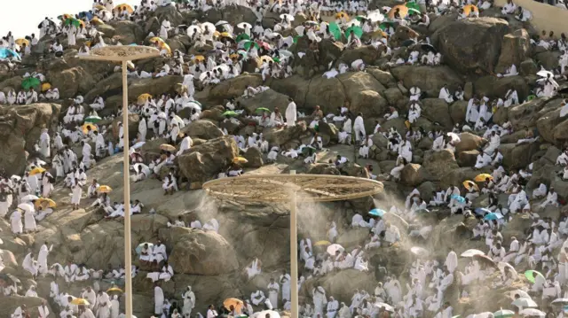 Pèlerins le jour d'Arafat