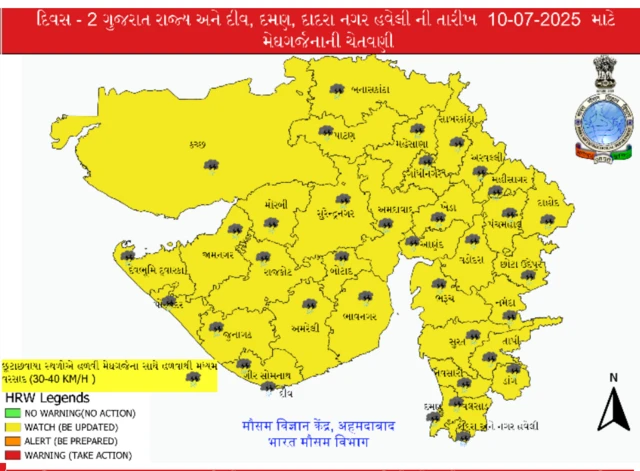 બીબીસી ગુજરાતી હવામાન વરસાદ ચોમાસું ગુજરાત વેધર અપડેટ