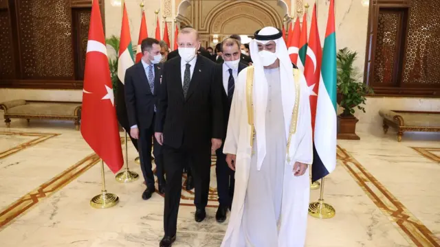 Erdoğan Abu Dabi'de