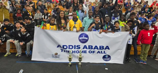 በአሜሪካ በተደረገው የሮቦቲክስ ውድድር ላያ ያሸነፉ ታዳጊዎች