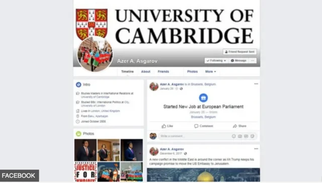 Azər Əsgərovun Facebook hesabı