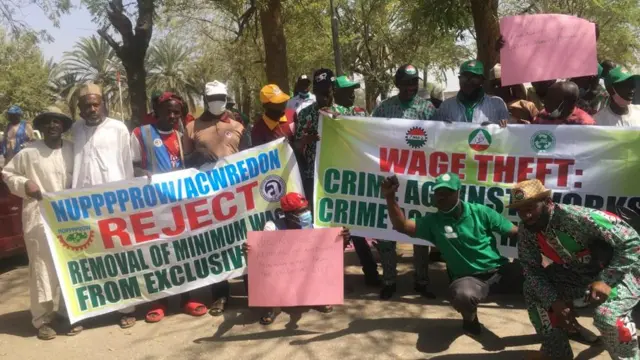 NLC strike 2021: Nigeria Labour Congress [NLC] 'minimum wage protest'