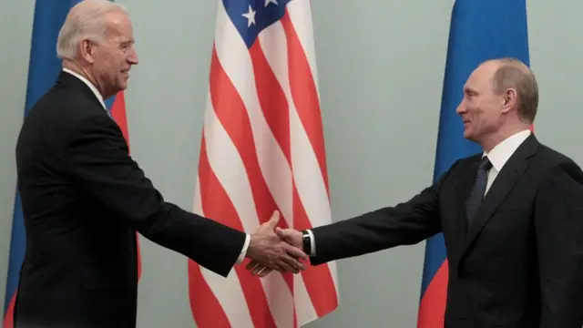 Джо Байден и Владимир Путин