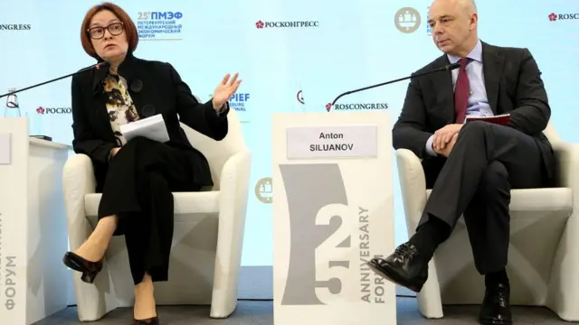 Эльвира Набиуллина и Антон Силуанов