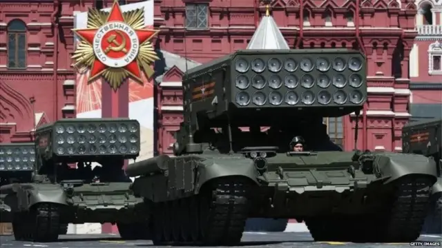 रशियन लष्कराचे व्हॅक्यूम बॉम्ब लॉन्चर