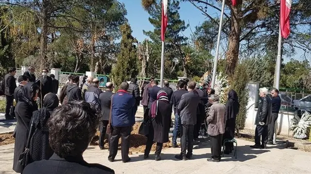 تدفین هوشنگ ظریف