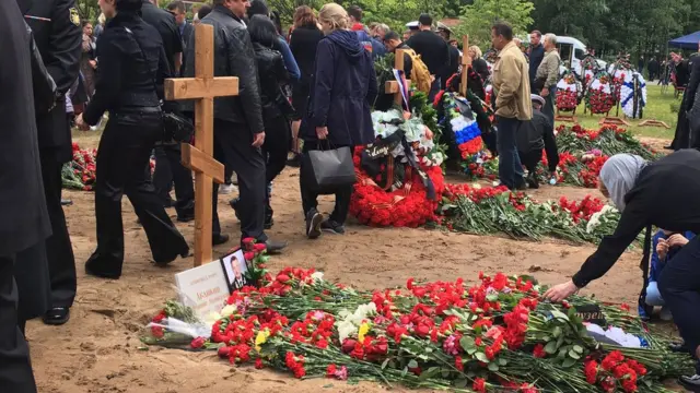 похороны подводников на Серафимовском кладбище в петербурге