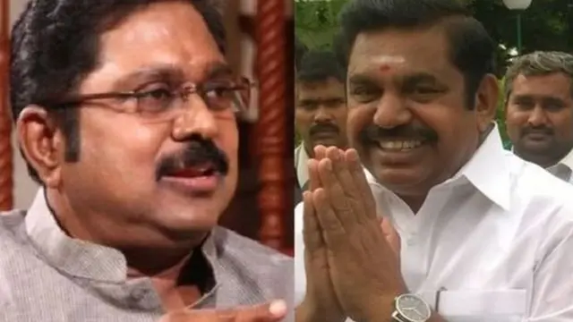 டிடிவி தினகரன், எடப்பாடி பழனிசாமி