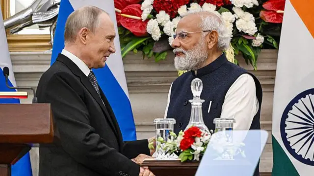 राष्ट्रपति पुतिन और पीएम मोदी