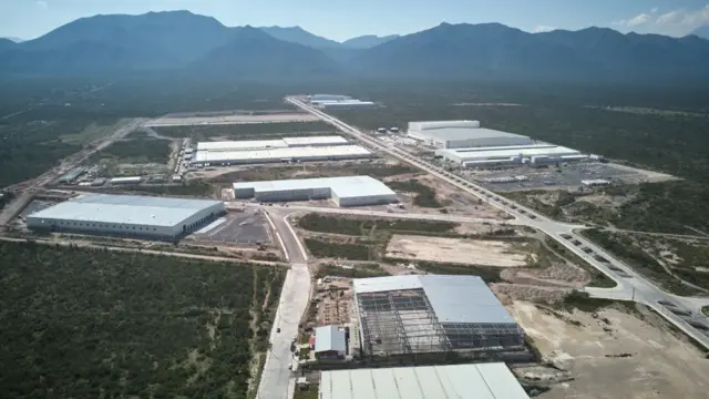 Parque industrial en Monterrey