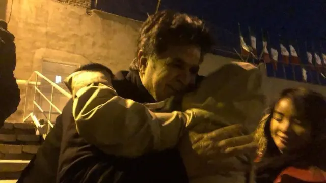 استقبال از جعفر پناهی هنگام آزادی