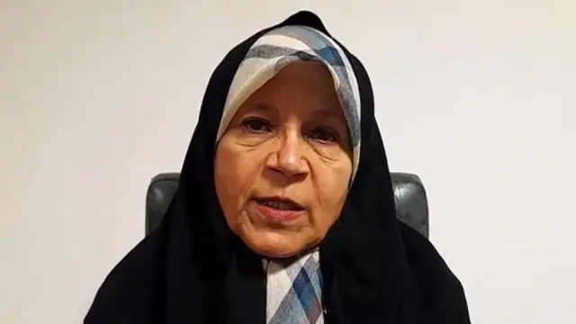 فائزه هاشمی، نماینده پیشین مجلس ایران، فعال سیاسی و دختر اکبر هاشمی رفسنجانی