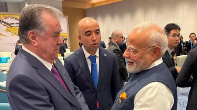 رواں سال اگست میں وزیر اعظم مودی کی تاجکستان کے صدر امام علی رحمان سے ملاقات ہوئی تھی