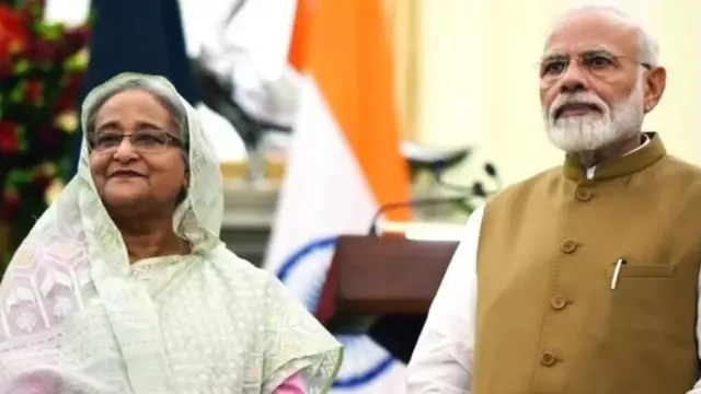 शेख़ हसीना और मोदी