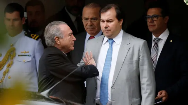 Temer e Rodrigo Maia