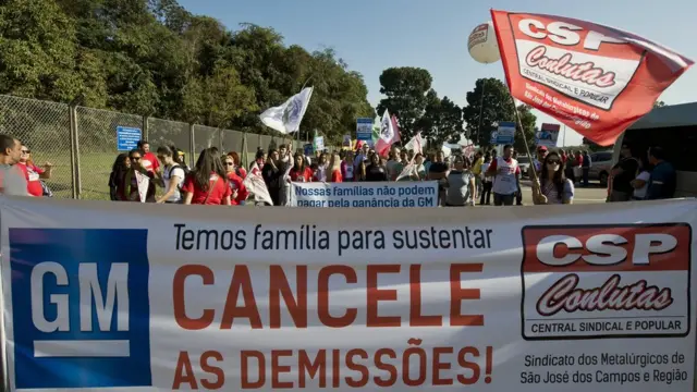 Manifestación en Brasil