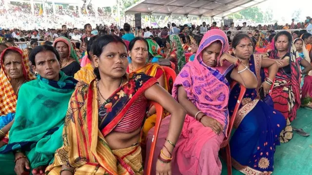 बिहार में चुनावी रैली