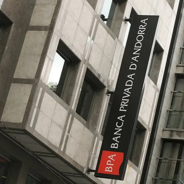 Fachada de la Banca Privada d'Andorra.