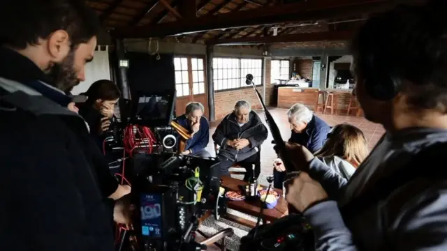 La grabación de "Chomsky & Mujica"