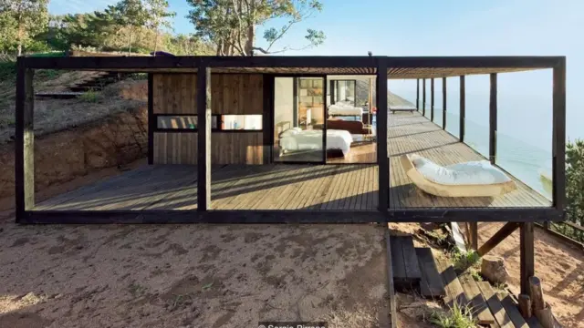 Sauti ya bahari inasikika katika nyumba hii ya taifa la Chile