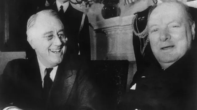 चर्चिल, रूजवेल्ट