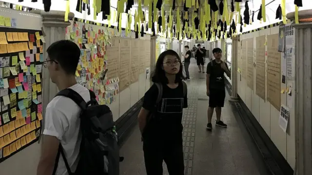 台湾大学门外地下通道