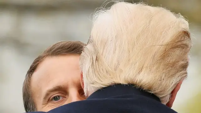 امانوئل مکرون و دونالد ترامپ روابط شخصی خوبی برقرار کرده‌اند