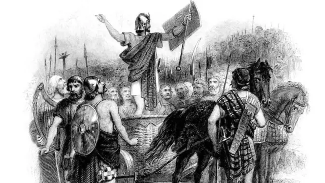 Калгак перед войсками