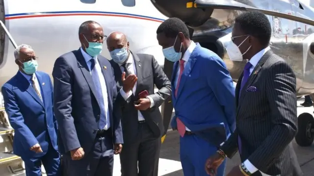 Rais wa Somaliland alipowasili nchini Kenya