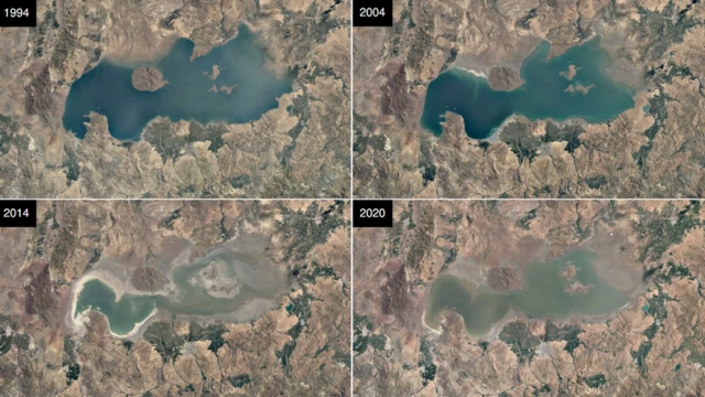 बीते सालों में कैसे बदली ईरान की उर्मिया झील