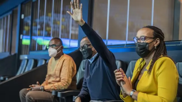 Prezida Kagame yitabiriye umukino w'u Rwanda n'u Burundi