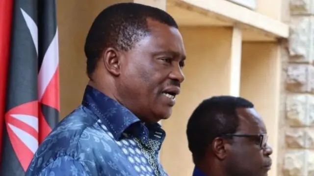 Spika wa bunge Jujstin Muturi kushoto