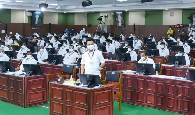 தமிழ்நாடு சட்டப்பேரவையில் முதல்வர் மு.க. ஸ்டாலின்