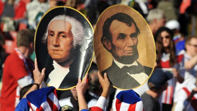 乔治·华盛顿和亚伯拉罕·林肯