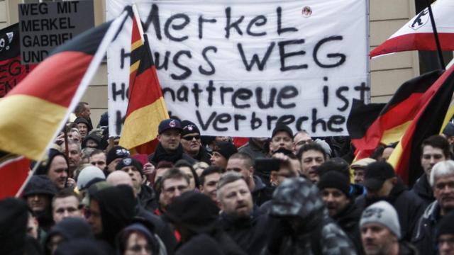 Nationalist march in Berlin, 12 Mar 16