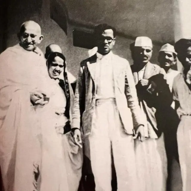 మహాత్మా గాంధీతో ప్రభావతి