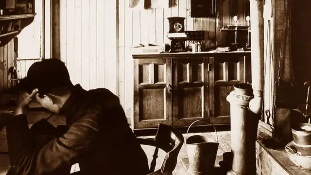 Investigador en la cumbre del Ben Nevis.