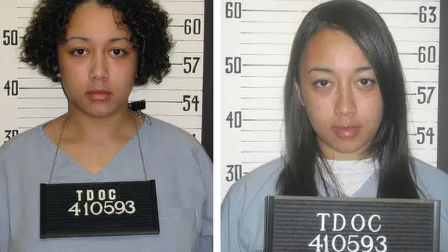 Fotos de Cyntoia Brown en 2006 y 2013