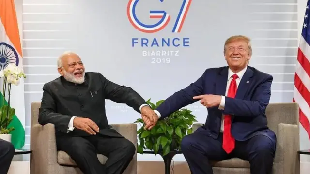 डोनल्ड ट्रंप, नरेंद्र मोदी