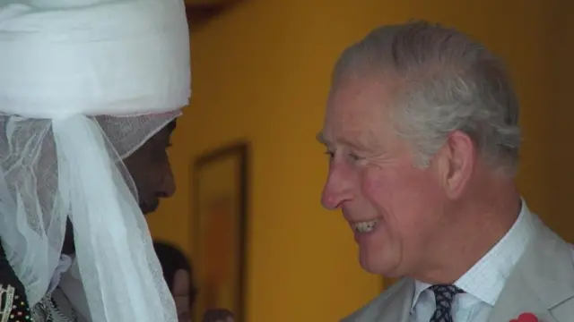 Prince Charles and di Emir of Kano Sanusi Lamido