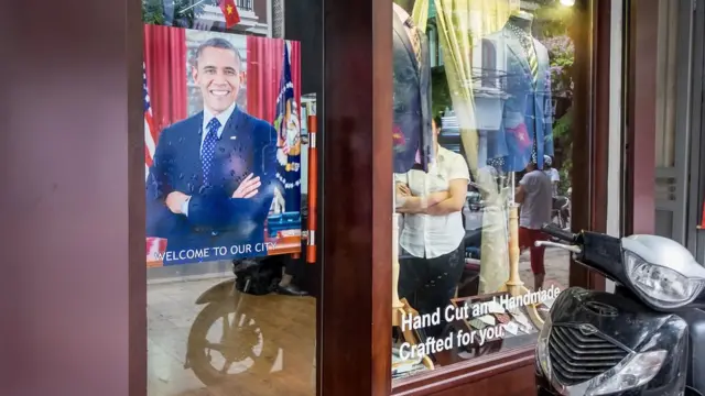 Escaparate en Hanói, Vietnam