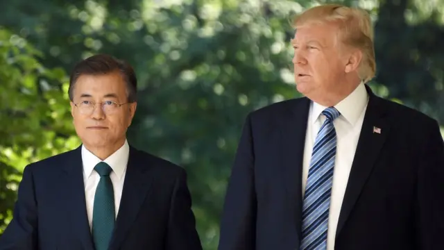 文在寅建议特朗普应获颁诺贝尔和平奖。