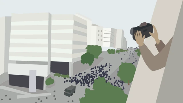 صورة تعبيرية عن الثورة المصرية