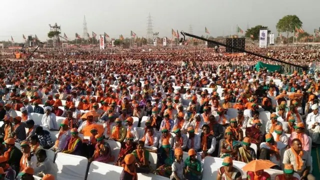 બીજેપીની રેલીમાં જનમેદની