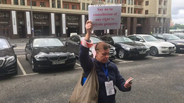 акция протеста против реновации у Госдумы