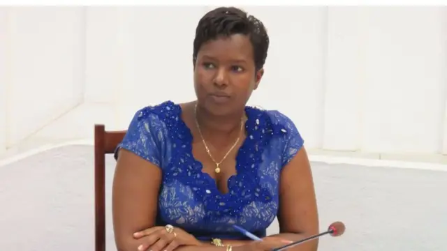 Umushikiranganji w'ubutungane Kanyana Aimee Laurentine ni we yari yagiye gusigura iyo nteguro y'itegeko